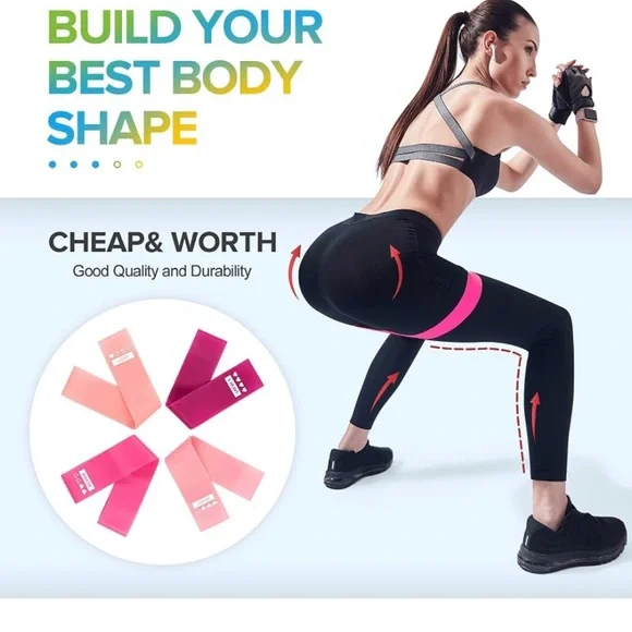 Portzon Resistance Loop Exercise Bands - Picture 6 of 8